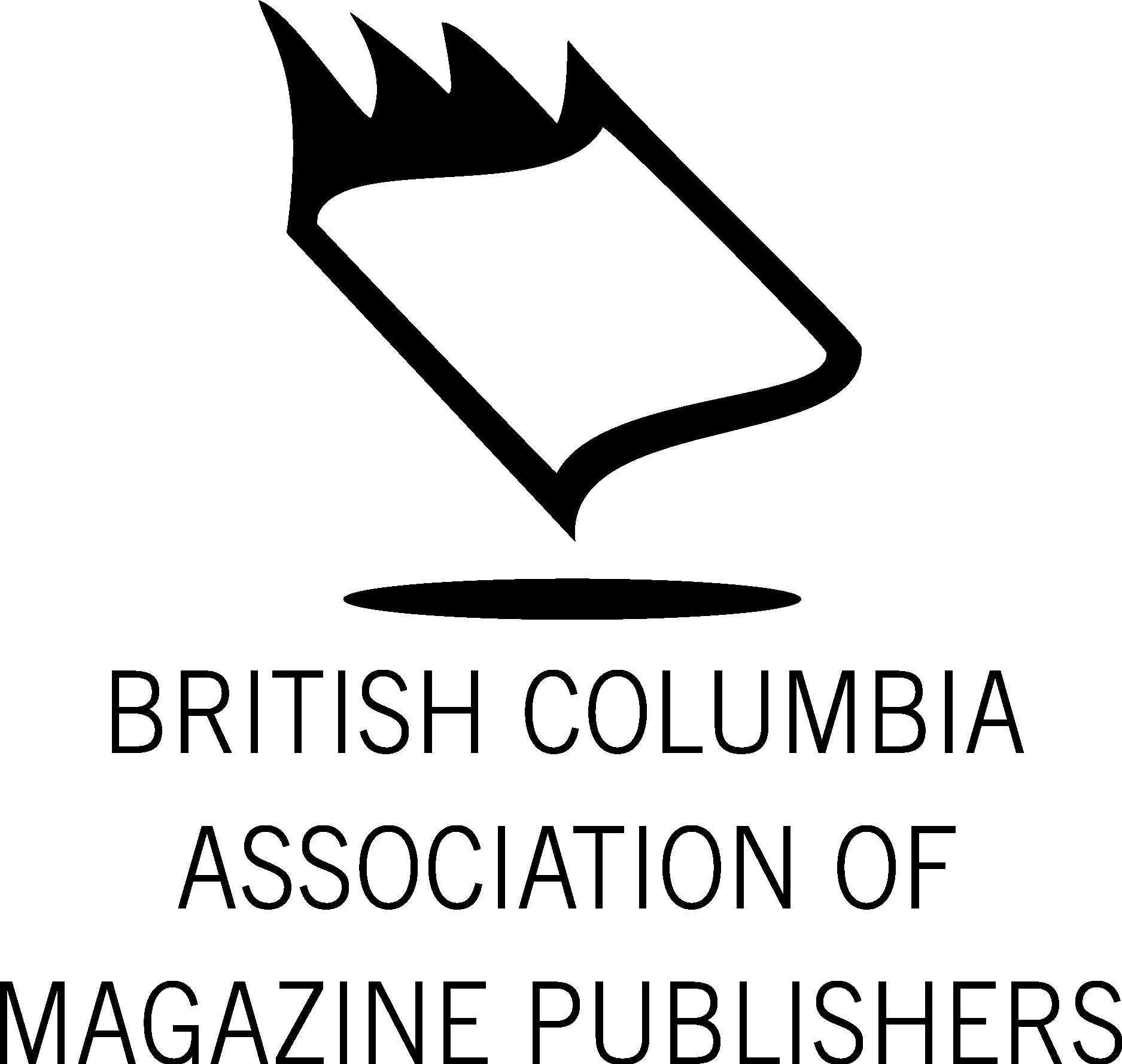 British Columbia Association Of Magazine Publishers Black Logo Vector Logo